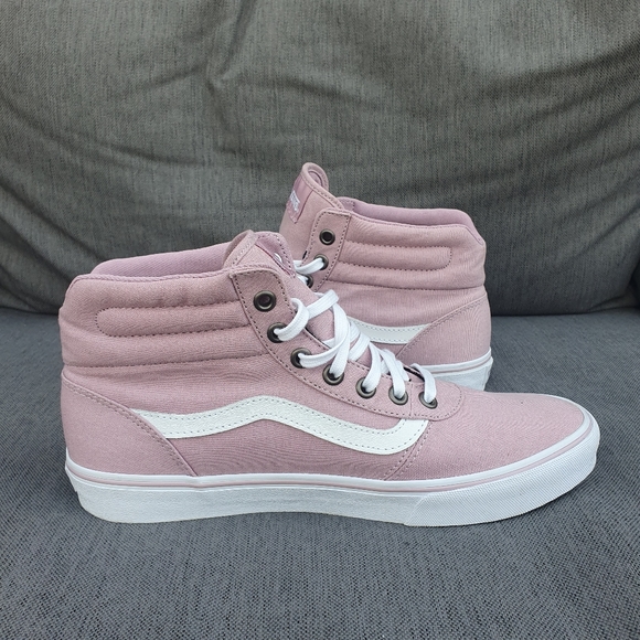 VANS MILTON HI Tops Baseball Boots Lace Up Textile TRAINERS Heather Uk6 - Picture 5 of 13